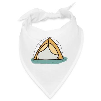 Campingplätze 3 - Bandana - Weiß - Vorne