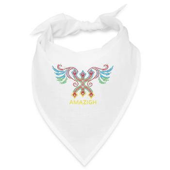 AMAZIGH SYMBOL BERBER Z IMAZIGHEN DRABEAU - Bandana - Weiß - Vorne