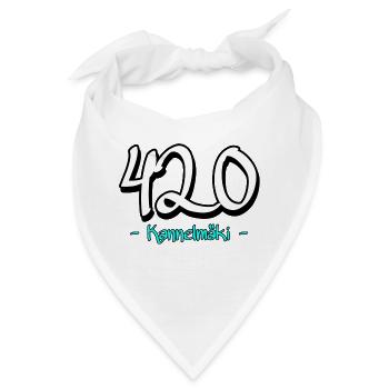 420 - Bandana - Weiß - Vorne