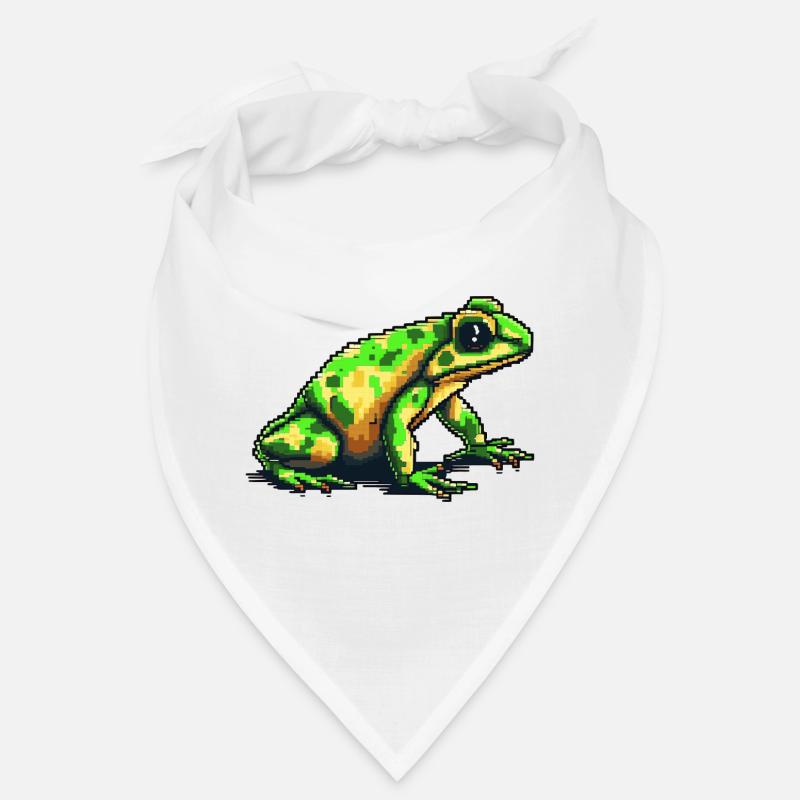 Poison dart frog dans les graphiques de pixels rétro 8 bits Bandana