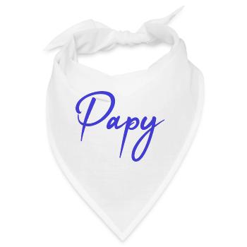 OPA. VATERTAG. ALLES GUTE ZUM GEBURTSTAG OPA. ICH LIEBE DICH. - Bandana - Weiß - Vorne
