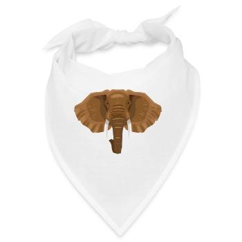 Wildtiere - Bandana - Weiß - Vorne