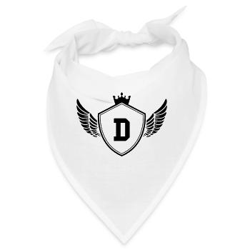 wappen D - Bandana - Weiß - Vorne