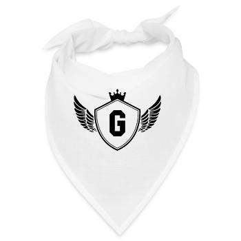 wappen G - Bandana - Weiß - Vorne