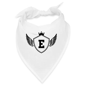 wappen E - Bandana - Weiß - Vorne