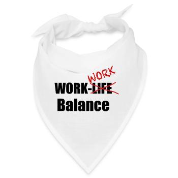 Work-Work-Balance - Bandana - Weiß - Vorne
