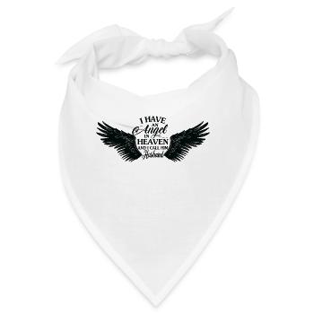I Have An Angel In Heaven - Bandana - Weiß - Vorne