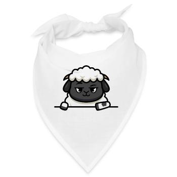 Stilvolles Lamm - Bandana - Weiß - Vorne