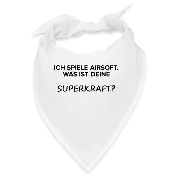 Paintball Airsoft - Bandana - Weiß - Vorne