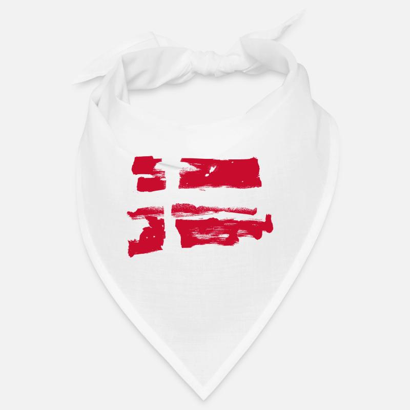 Danemark Flag / Coups de pinceau Bandana