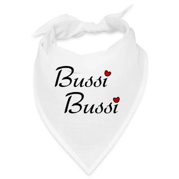 Bussi Bussi - Bandana - Weiß - Vorne