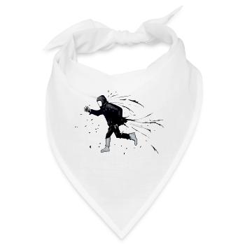 Theo Straßenkunst - Bandana - Weiß - Vorne