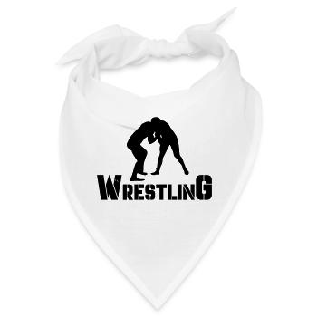 Wrestling - Bandana - Weiß - Vorne