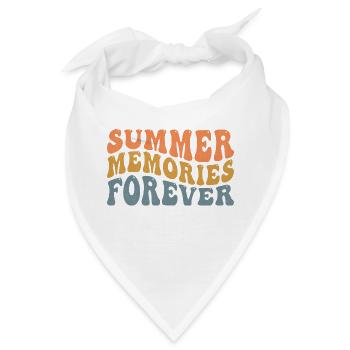 Sommer-Erinnerungen - Bandana - Weiß - Vorne