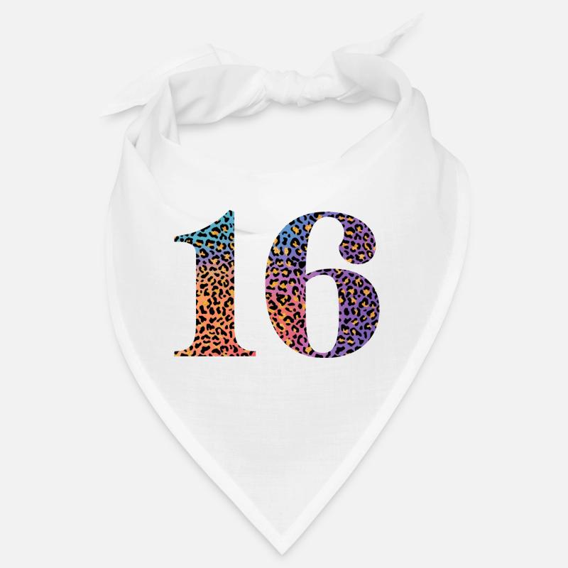 16e anniversaire léopard Bandana