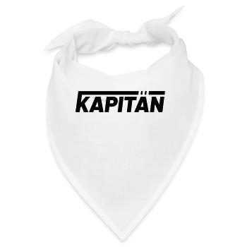 Captain my Captain Kapitän Design - Bandana - Weiß - Vorne