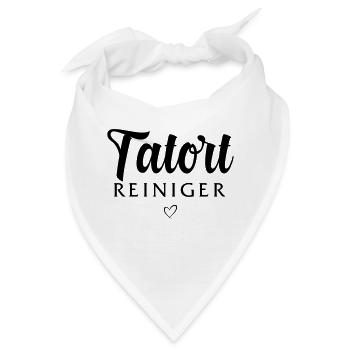 Tatort Reiniger - Bandana - Weiß - Vorne