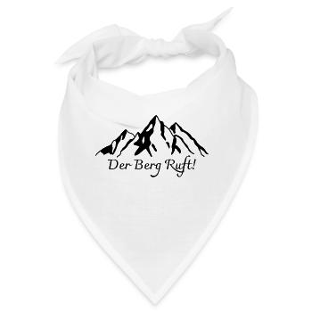 Der Berg Ruft! - Bandana - Weiß - Vorne