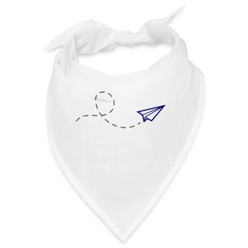 papierflieger - Bandana - Weiß - Vorne