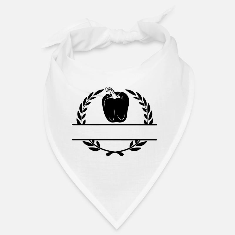 Couronne de laurier avec poivron Bandana