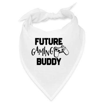 zukünftiger Gaming-Kumpel - Bandana - Weiß - Vorne