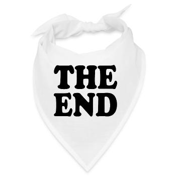 The end - Bandana - Weiß - Vorne