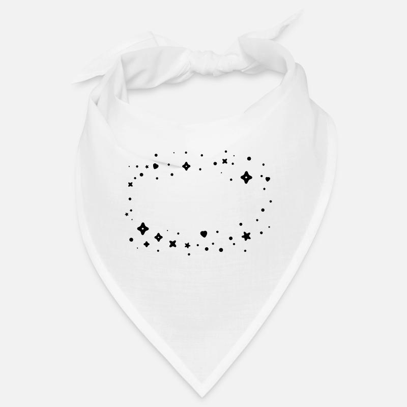 Glitter Cloud Frame Bandana
