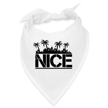nice - Bandana - Weiß - Vorne