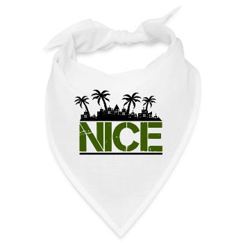nice - Bandana - Weiß - Vorne