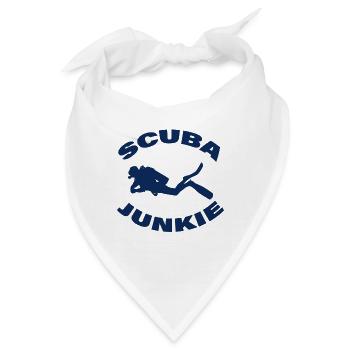 SCUBA JUNKIE - Bandana - Weiß - Vorne