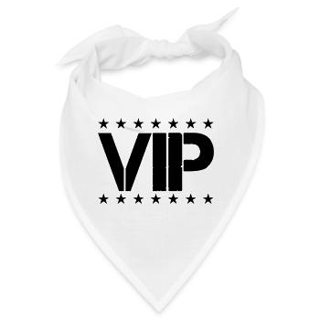 vip - Bandana - Weiß - Vorne