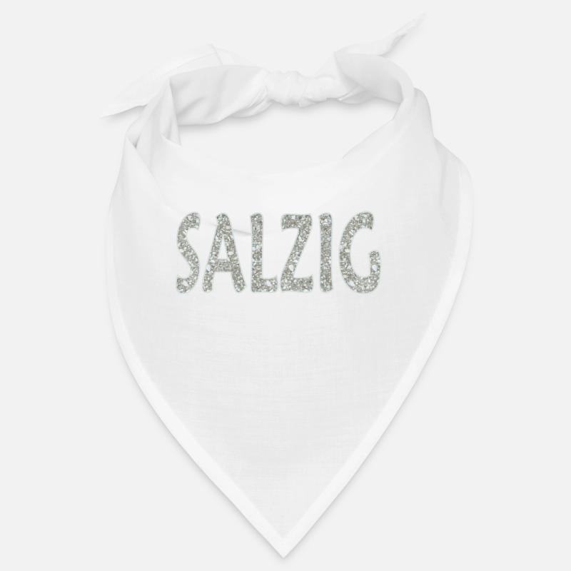 Salzig-Sauer-Wütend - Bandana - Weiß