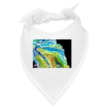 crocodile to heaven - Bandana - Weiß - Vorne