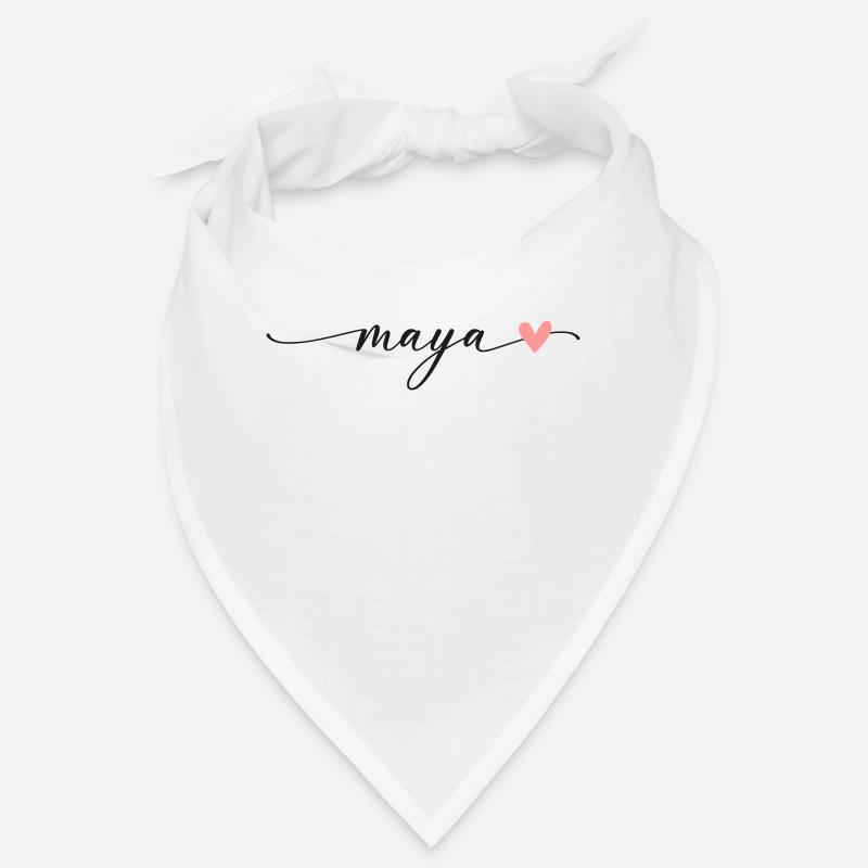 Script de calligraphie de nom maya Bandana
