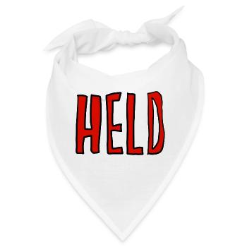 Held - Bandana - Weiß - Vorne