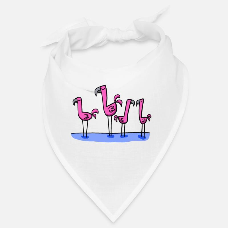 vier Flamingos Bandana