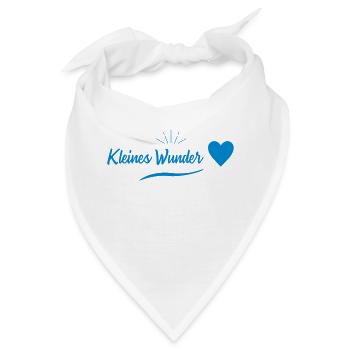 Schwangerschaft - kleines Wunder - Bandana - Weiß - Vorne