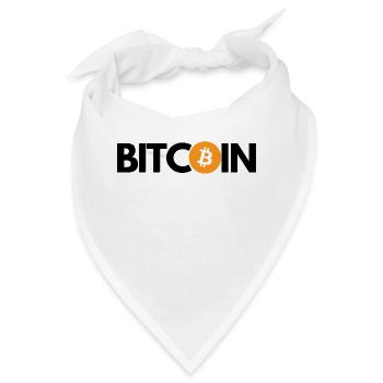 Krypto BITCOIN 2 - Bandana - Weiß - Vorne