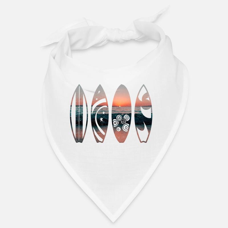 planches de surf coucher du soleil Bandana