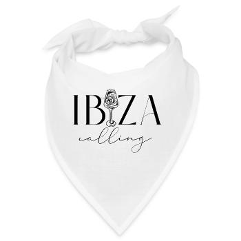 Ibiza calling - Bandana - Weiß - Vorne