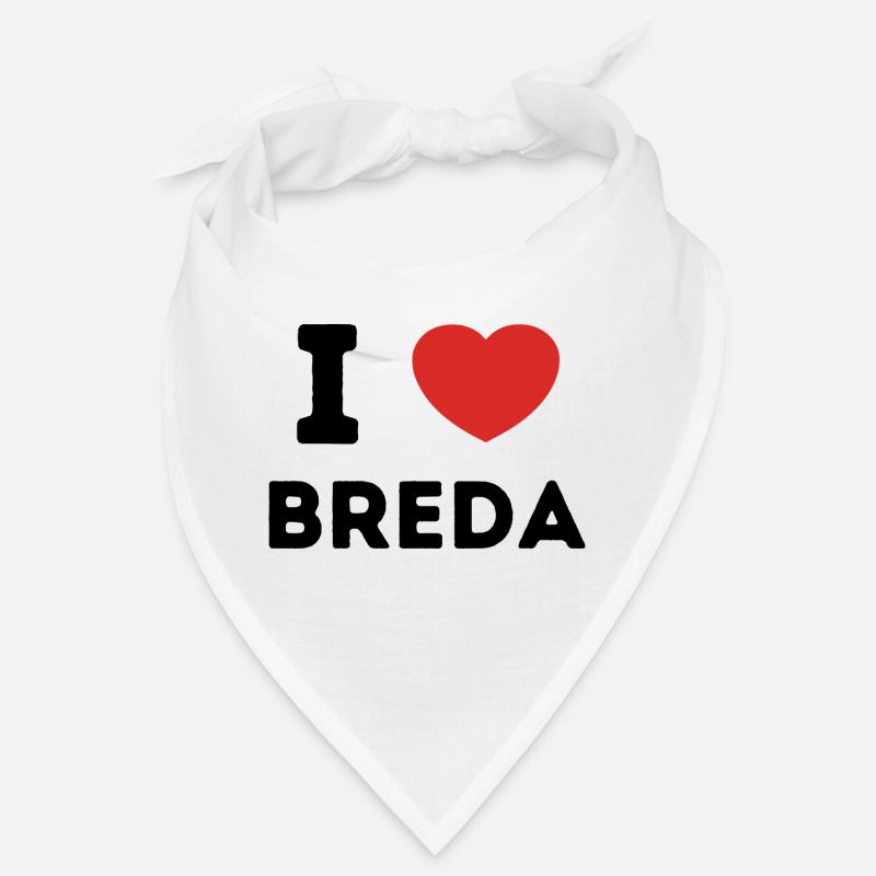 I Love Breda Netherlands Bandana