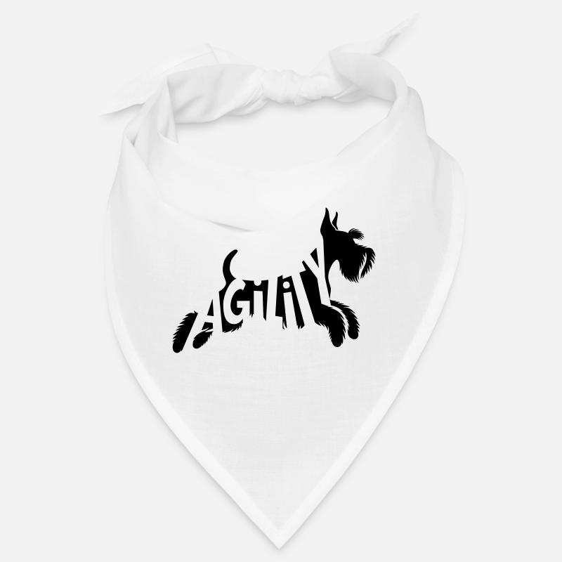 Agility Schnauzer SVG Vector Color Selectable Bandana