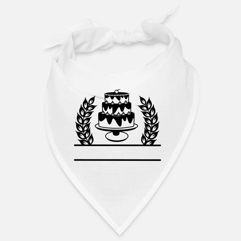 Couronne de Grain avec bannière de nom de gâteau Bandana