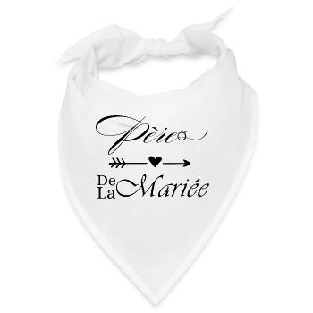 Vater der Braut - Bandana - Weiß - Vorne
