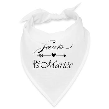 Schwester der Braut - Bandana - Weiß - Vorne