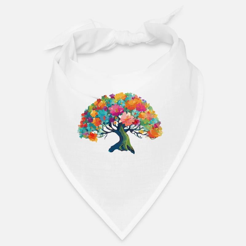 Arbre - Bandana - blanc