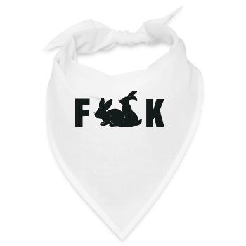 Fuck Hasen Sex Lustige Bilder - Bandana - Weiß - Vorne