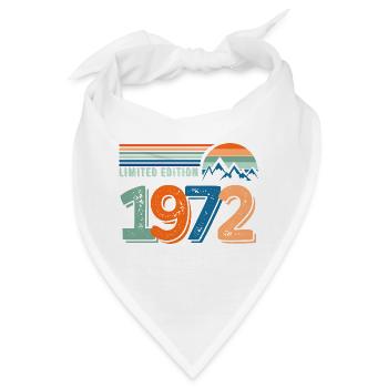 Limitierte Auflage 1972 - Bandana - Weiß - Vorne