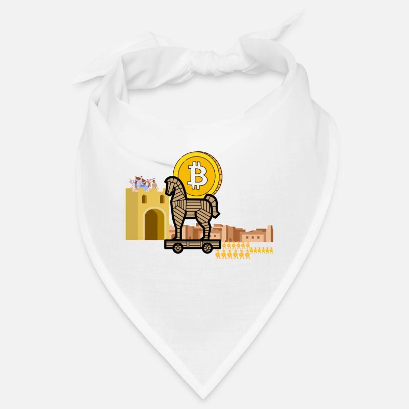 "Bitcoin Trojan: Ancient Crypto Invasion"|BTC gift Bandana