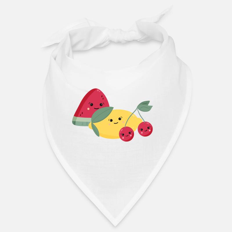 Pastèque, citron et cerises Bandana